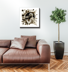 Notation Nebula Wrapped Canvas