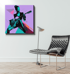 Fashion Fusion Elegance Wrapped Canvas - Beyond T-shirts