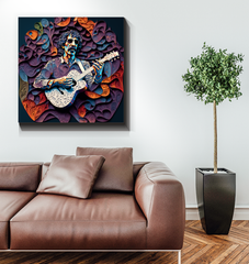 Blues Ballad Wrapped Canvas