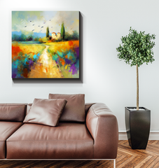 Desert Oasis Serenity Wrapped Canvas