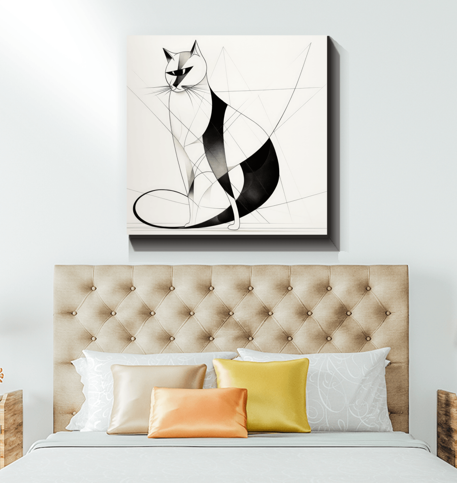 Graceful Tabby Lounge Art - Beyond T-shirts
