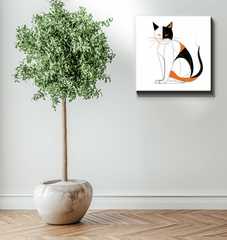 Majestic Cat Desert Mirage Canvas - Beyond T-shirts