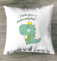 I Love You Everyday Outdoor Pillow