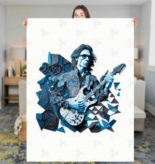 Rock 'n' Roll Legends Sherpa Blanket