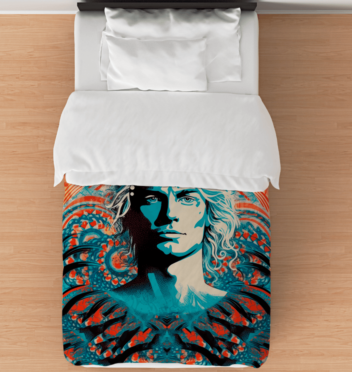 Wave Elegance All-Over Print Comforter - Beyond T-shirts