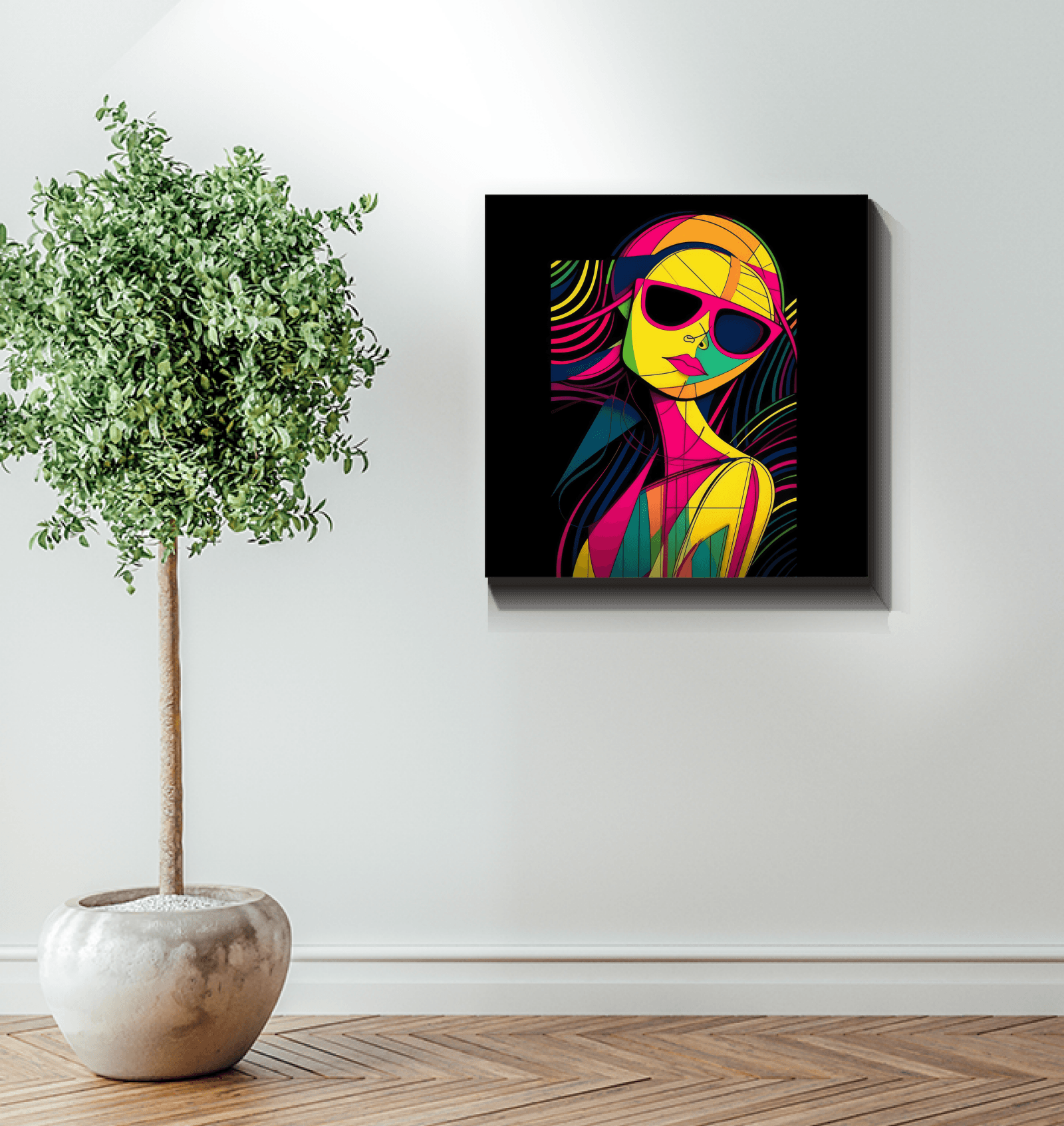 Chic Elegance Runway Canvas Print - Beyond T-shirts