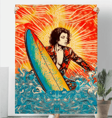 Surf Horizon Dreams Sherpa Blanket - Beyond T-shirts