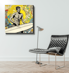 Surf Escape Canvas Art - Beyond T-shirts