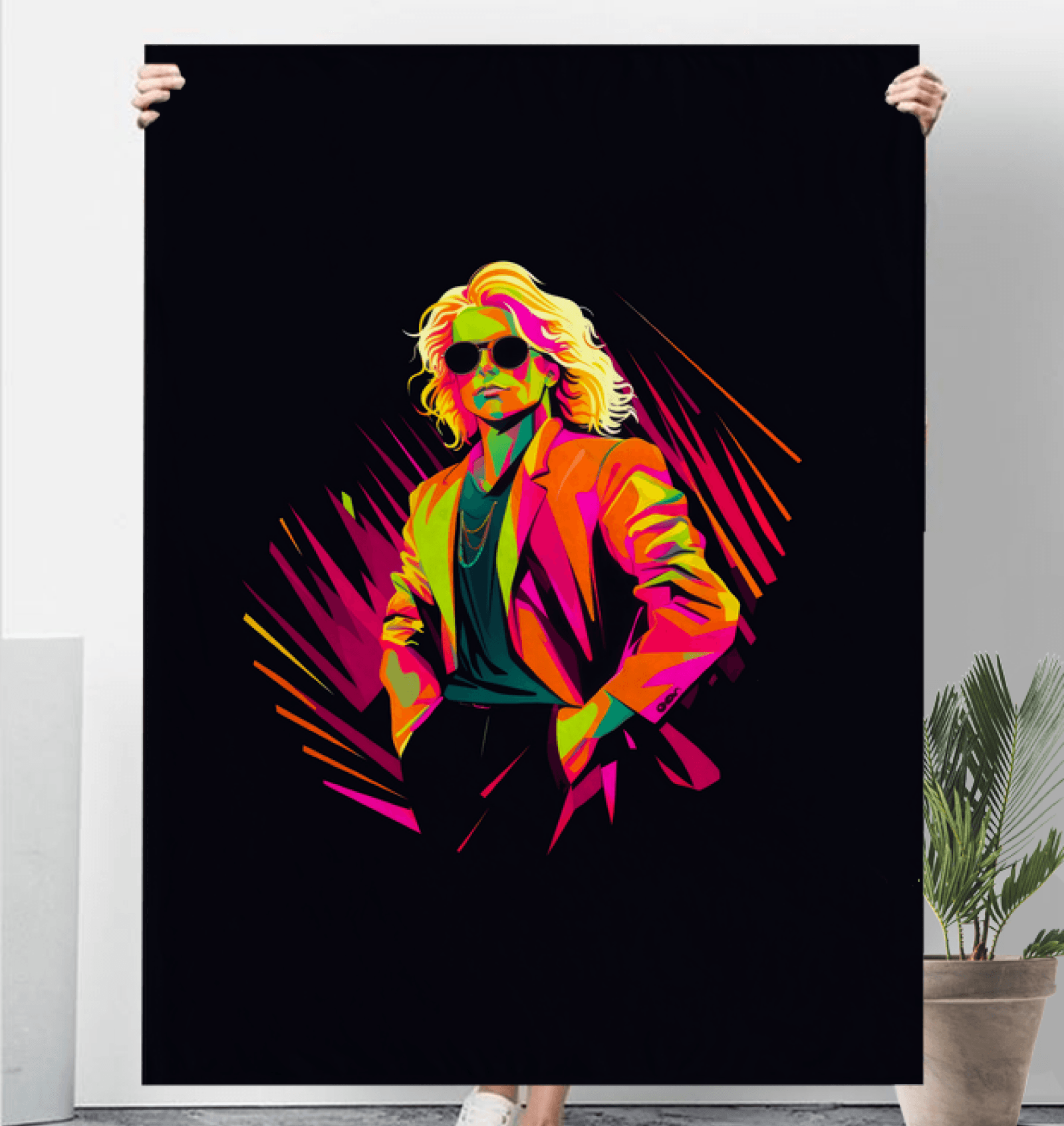 Fashion Fusion Art Sherpa Blanket - Beyond T-shirts