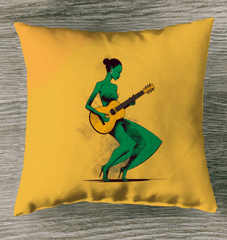 Jazzed Up Elegance Outdoor Pillow - Beyond T-shirts