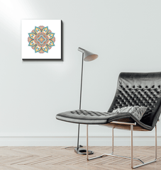 Floral Mandala Harmony Metal Art - Beyond T-shirts