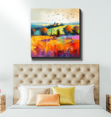 Riverside Retreat Wrapped Canvas