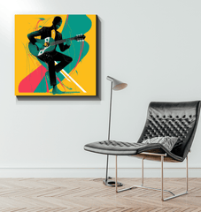 Vintage Vinyl Vibes Canvas - Beyond T-shirts