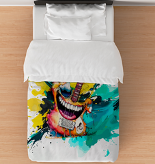 Saxophonist’s Soft Serenade Duvet Cover