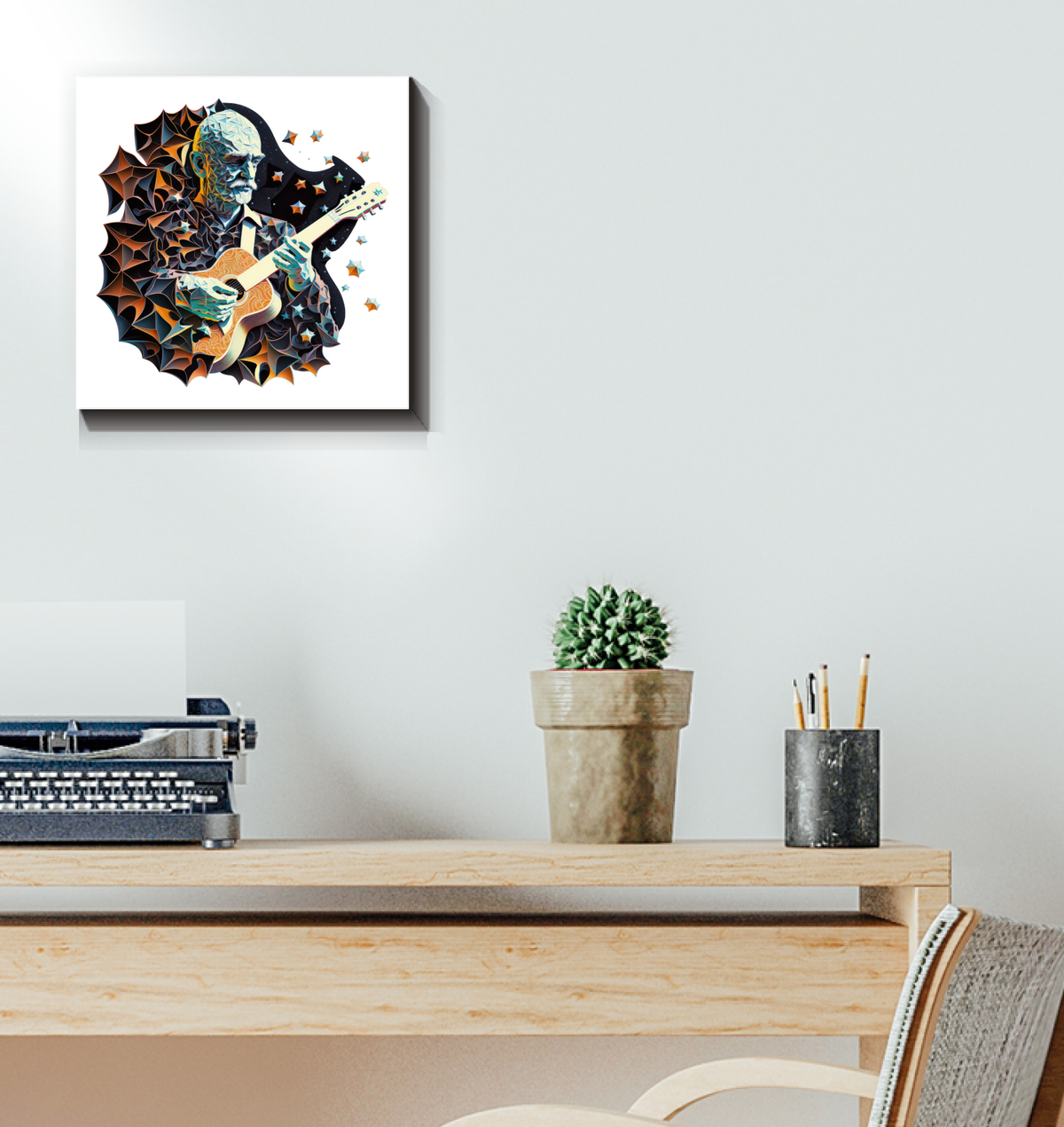 Treble Tranquility Wrapped Canvas