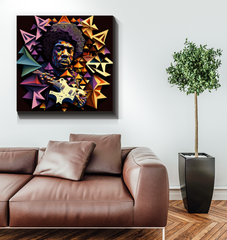 Hip Hop Graffiti Wrapped Canvas