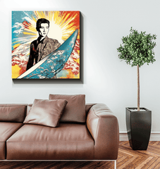 Surfing 1 38 Wrapped Canvas - Beyond T-shirts