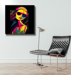 Chic Elegance Runway Canvas Print - Beyond T-shirts