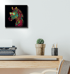 Monochrome Safari Canvas Print - Beyond T-shirts