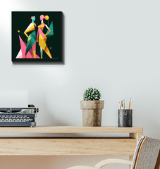 Chic Couture Abstract Expression Canvas - Beyond T-shirts