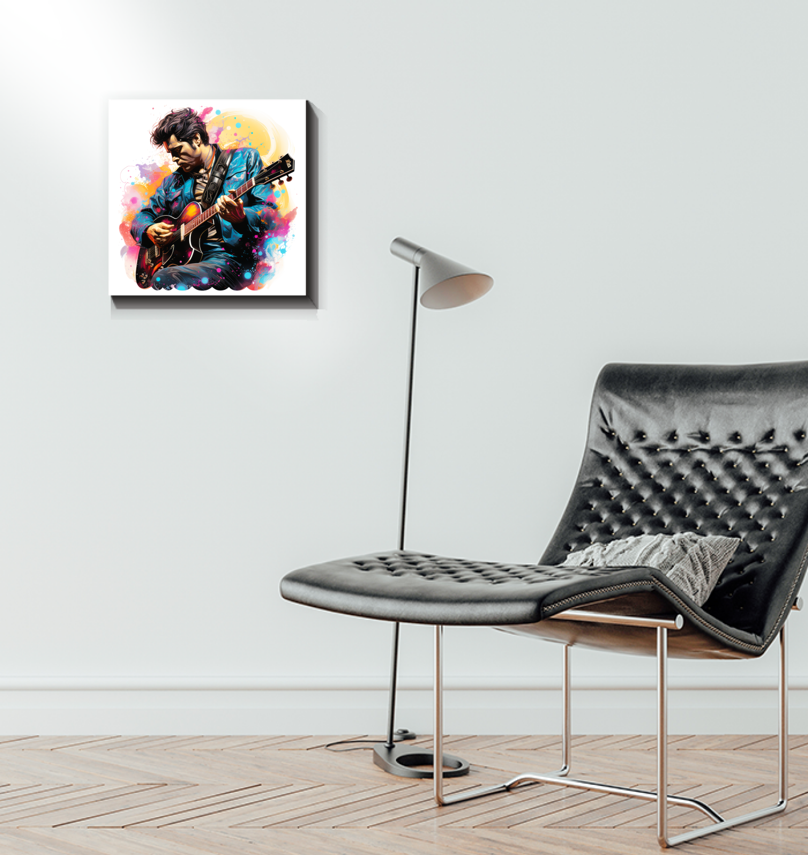 Musical Metamorphosis Butterfly Notes Canvas