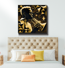 Percussive Pulse Wrapped Canvas