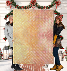 Honeycomb Hurdle Texture Sherpa Blanket