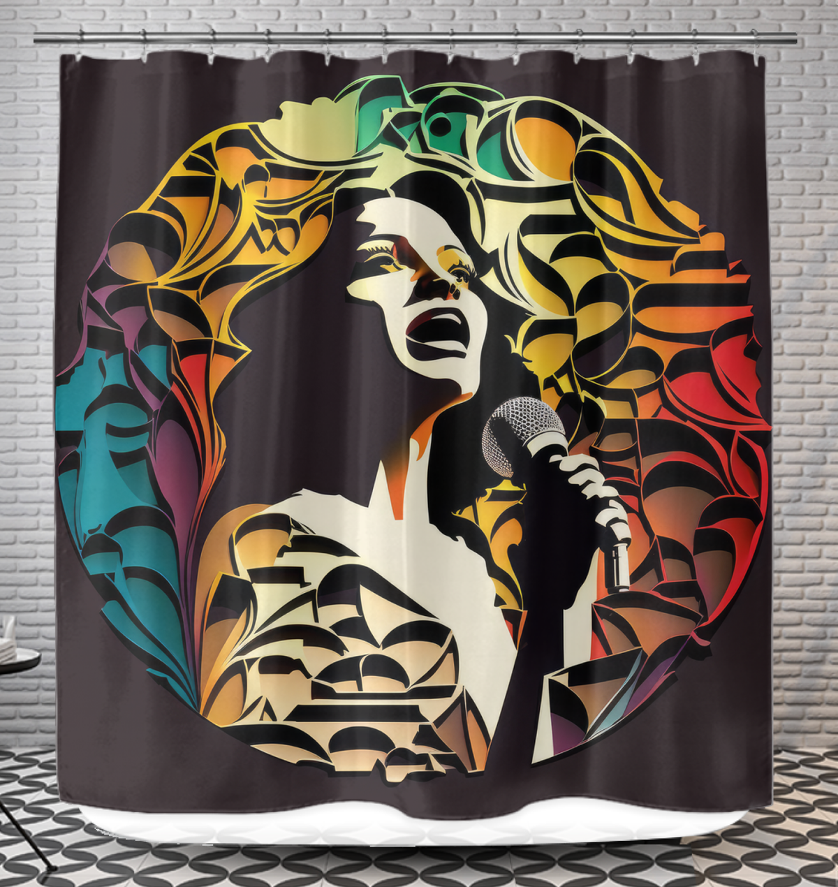 Singing Splendor Shower Curtain