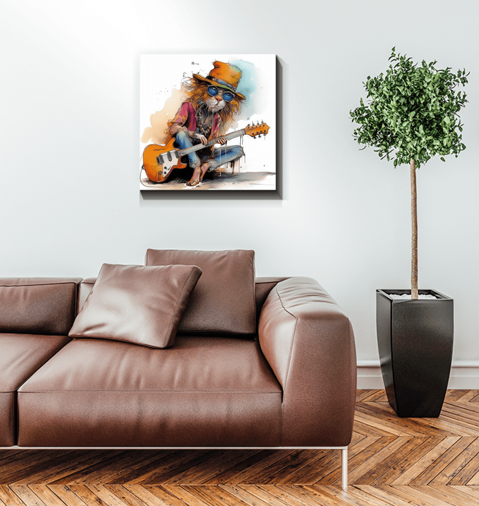 Harmonious Hoots Caricature Canvas - Beyond T-shirts