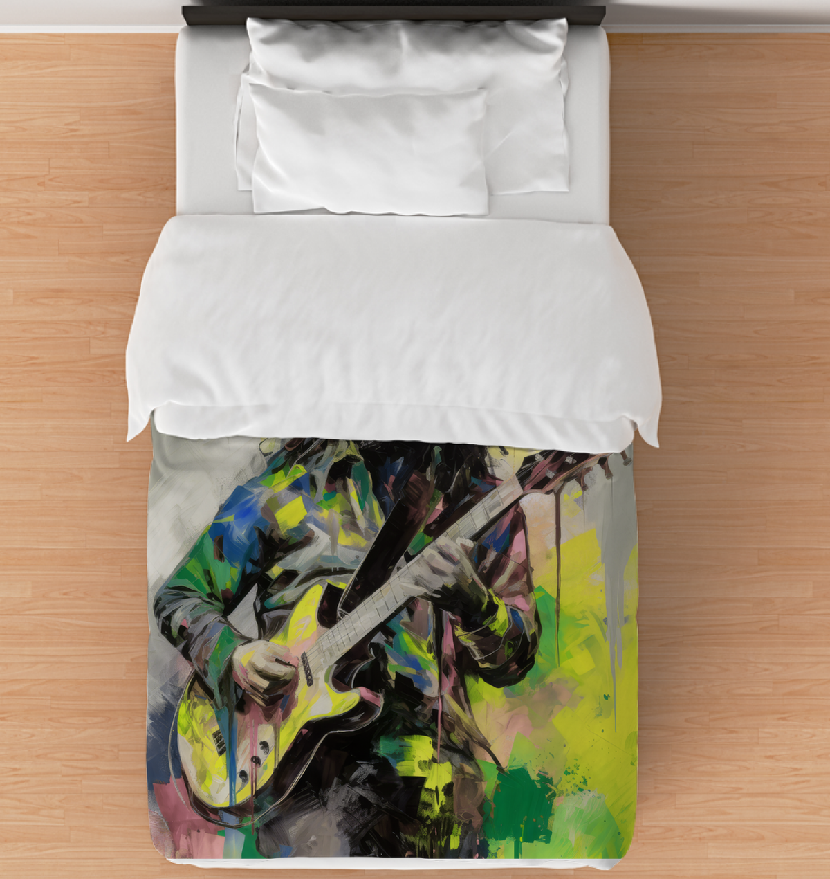 Abstract Waves Tranquility Duvet Cover