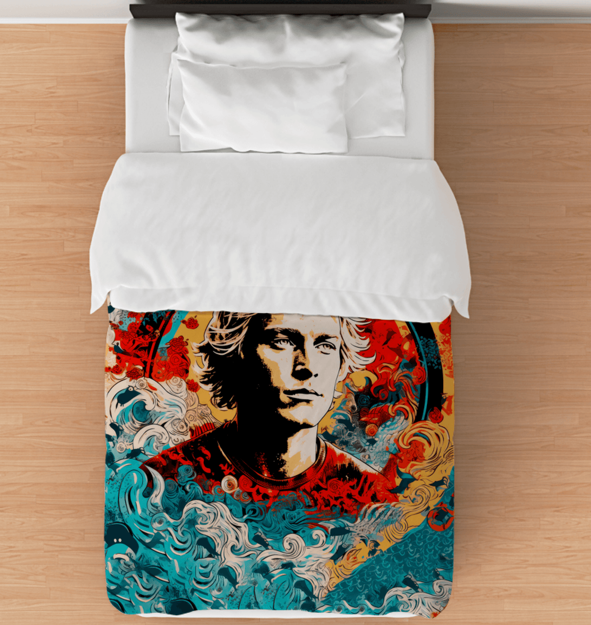 Surfing Serenity Bed Comforter - Beyond T-shirts