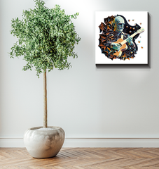 Treble Tranquility Wrapped Canvas