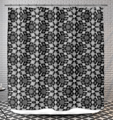 Vibrant Kaleidoscope Shower Curtain