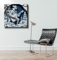 Sonic Spectrum Wrapped Canvas