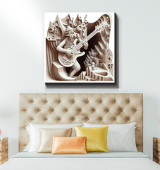 Beatbox Boulevard Wrapped Canvas