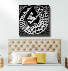 Lyrical Abstraction Wrapped Canvas