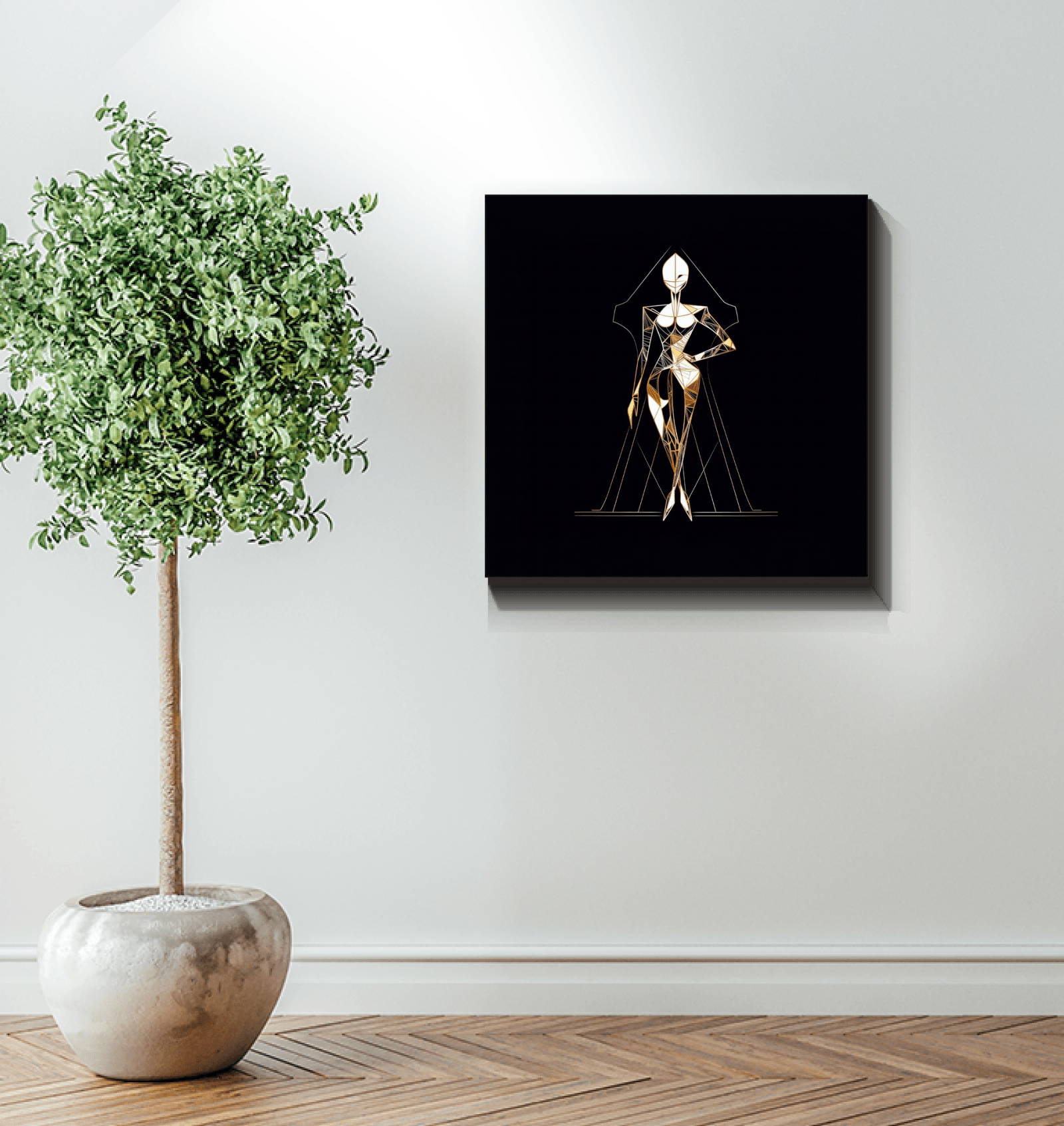 Couture Fashion Illustration Canvas - Beyond T-shirts