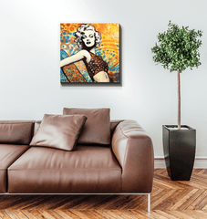 Modern surf art Surfing 5 06 Canvas piece