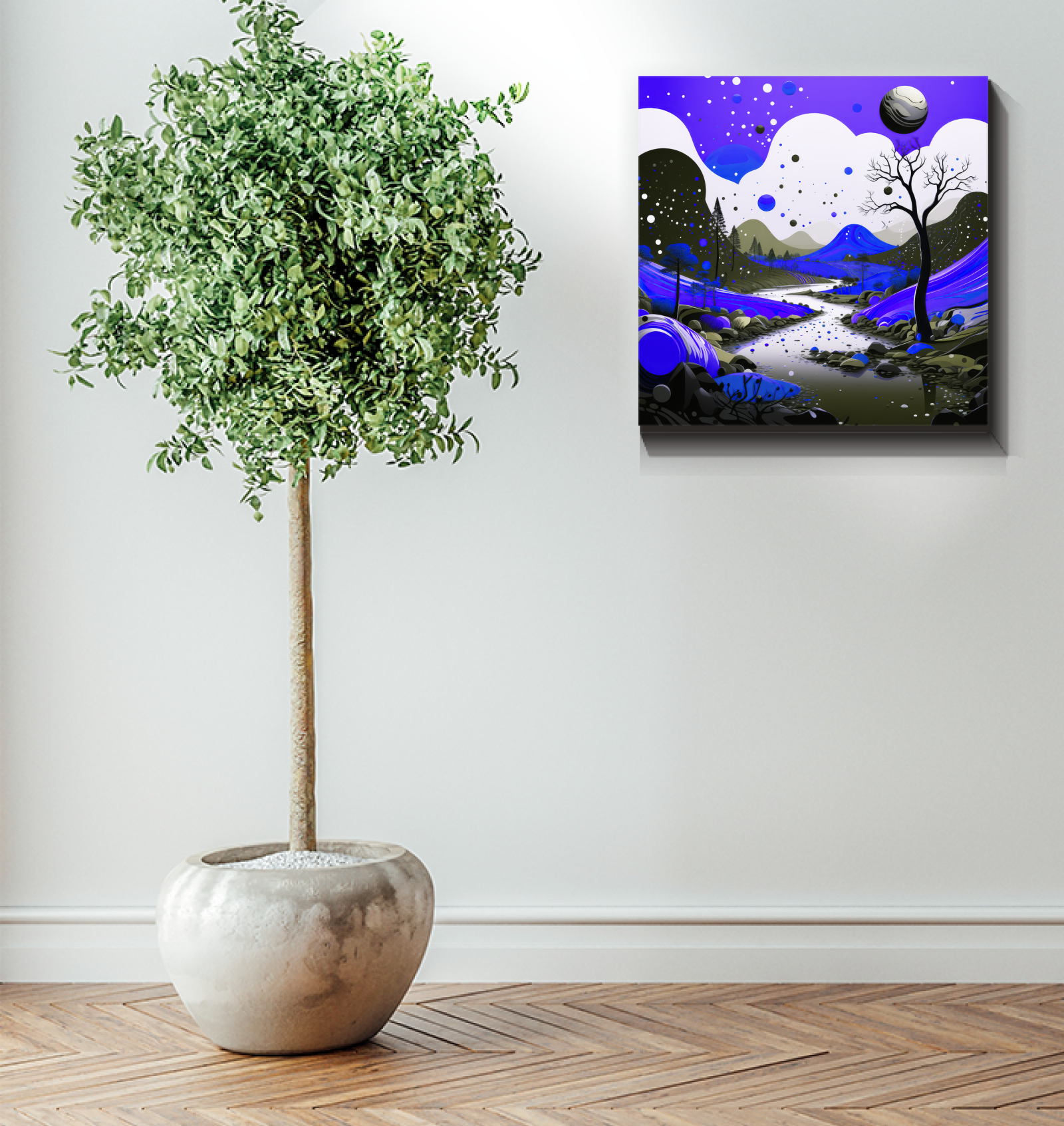 Enchanting Everglades Swamp Landscape Canvas