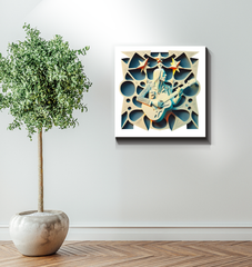 Lyrical Luminescence Wrapped Canvas