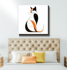 Graceful Cat Watercolor Dream Canvas - Beyond T-shirts