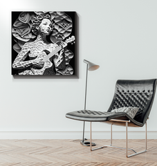 Beat Burst Musical Wrapped Canvas