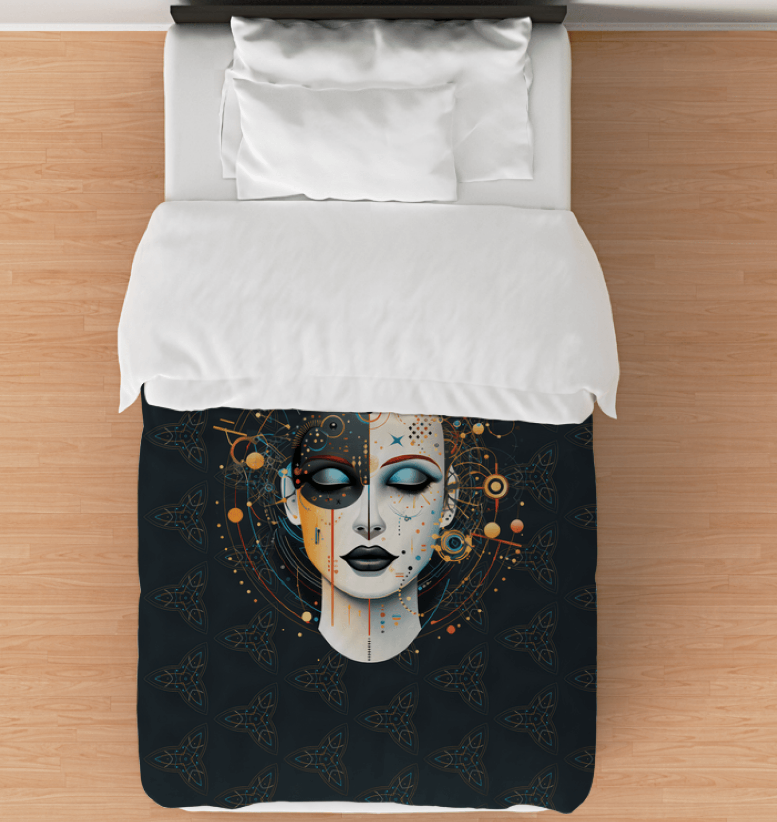 Enigma of Elegance Duvet Cover - Beyond T-shirts