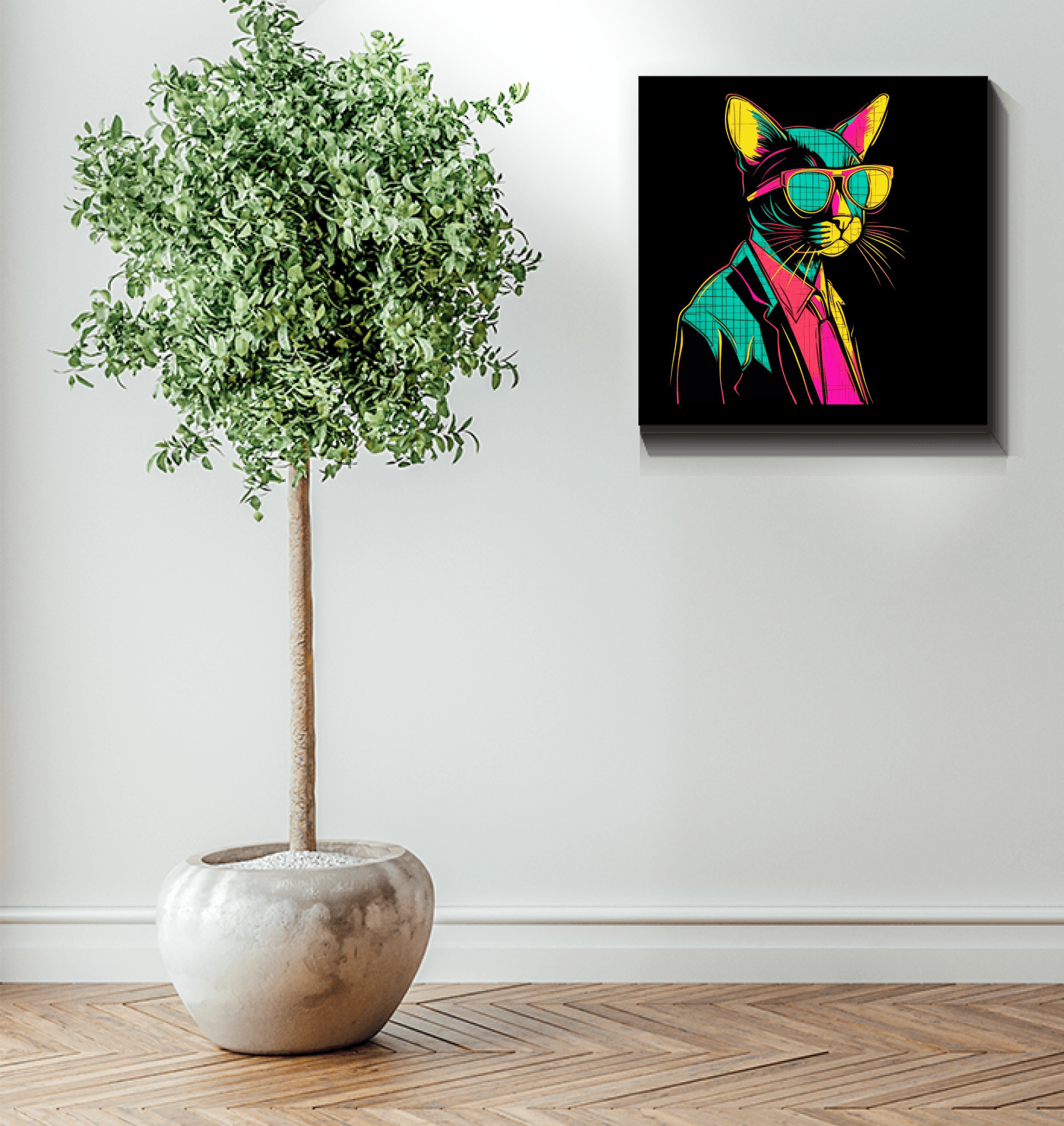 Graceful Curiosity Canvas Art - Beyond T-shirts
