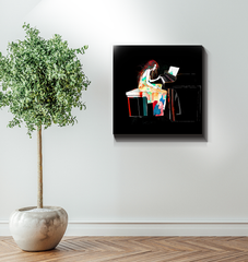 Gallery wrapped canvas of marigold flowers