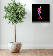 Fashionably Floral Canvas Art - Beyond T-shirts
