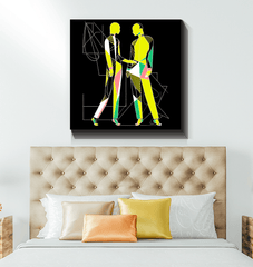 Chic Couture Abstract Art Canvas - Beyond T-shirts