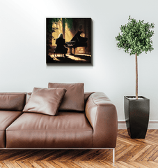 Soulful Saxophone Solos - Musician's Canvas Art - Beyond T-shirts