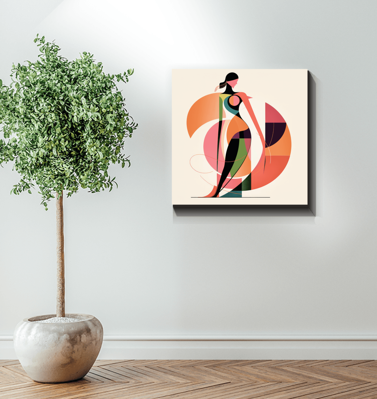 Chic Couture Runway Canvas Print - Beyond T-shirts