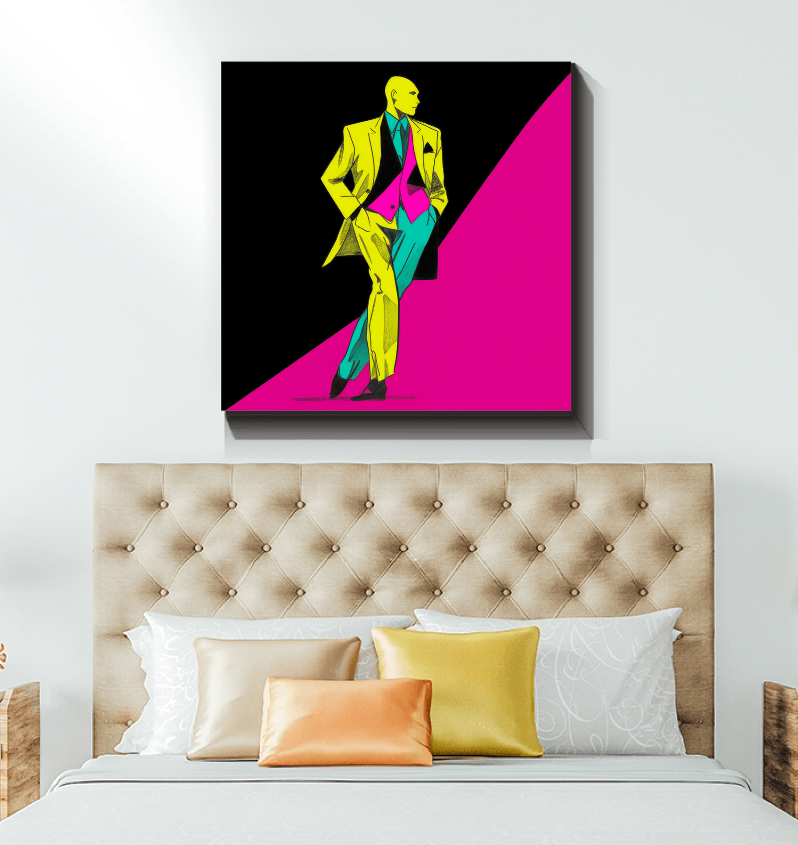 Modern Abstract Fashion Canvas - Beyond T-shirts